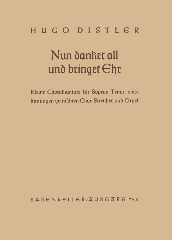 Nun danket all und bringet Ehr Op 11/2